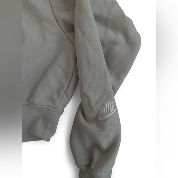Nike Cropped Hoodie – Women’s Size Small – Cream / Neutral - Picture 3 of 3